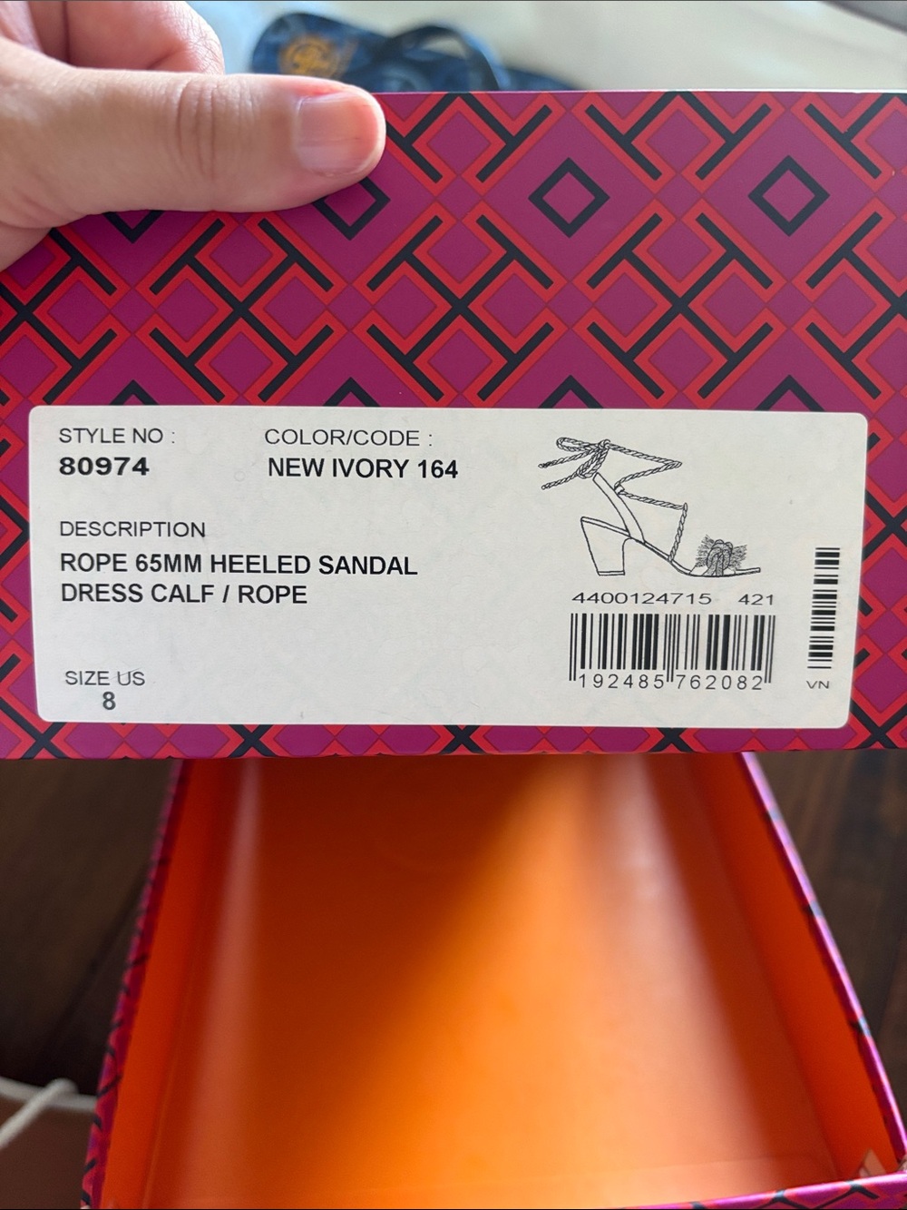 Tory Burch Rope Heeled Sandals - Picture 11 of 11
